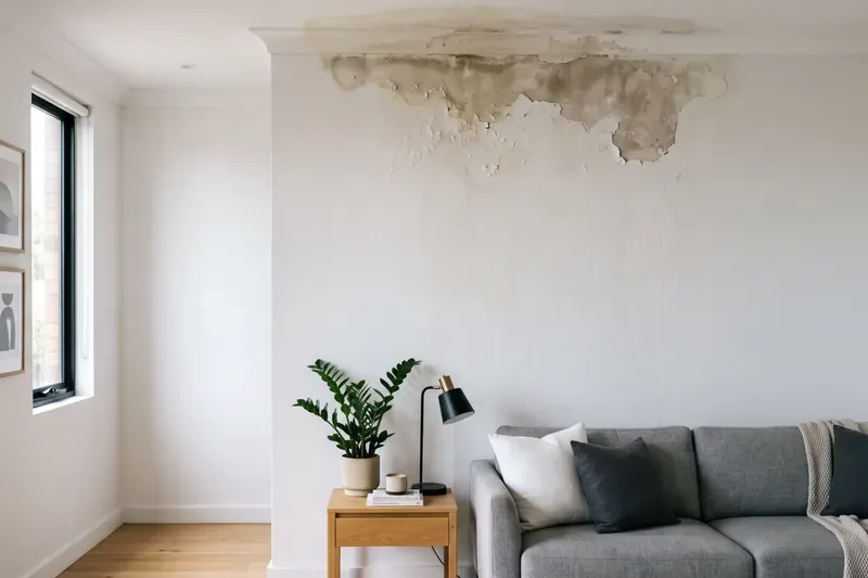 Ventana empañada con condensación en invierno